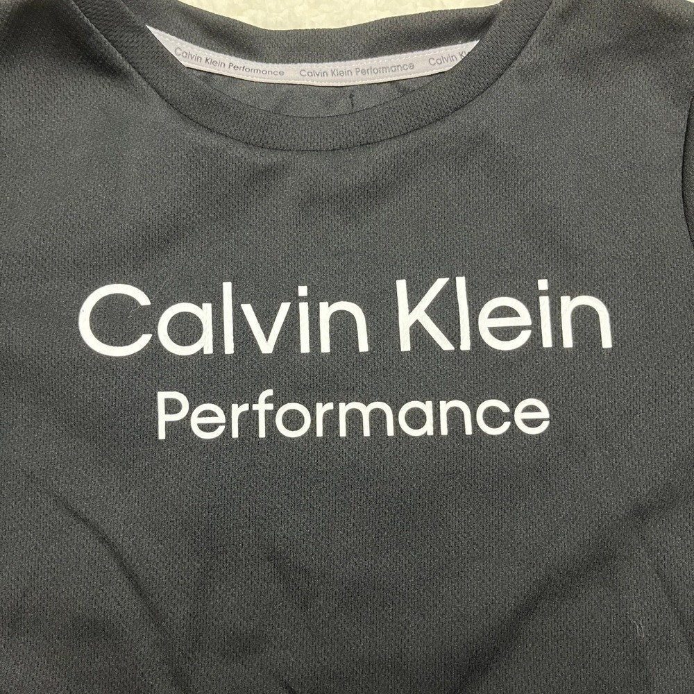 Calvin Klein Performance Black Short Sleeve Crew Neck‎ Dress Youth M M 8 10